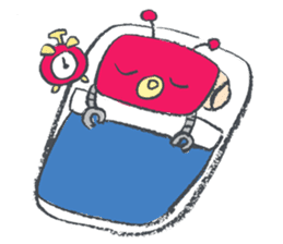 Day-to-day stamp of robot radon sticker #96907