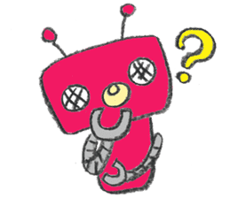 Day-to-day stamp of robot radon sticker #96910