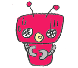 Day-to-day stamp of robot radon sticker #96911