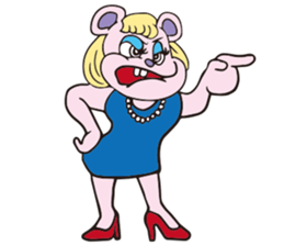 Funny Fuzzy Mouse sticker #97440