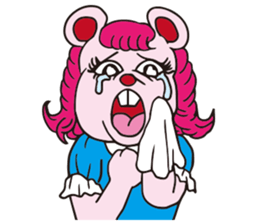 Funny Fuzzy Mouse sticker #97461