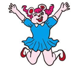 Funny Fuzzy Mouse sticker #97475