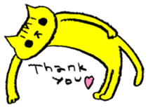 FUNNY CAT TORO sticker #97827