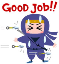 LITTLE NINJA sticker #98293