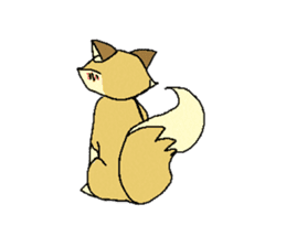 Little Kitsune and Tanuki ~ Gon & Pon ~ sticker #98477