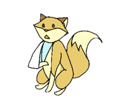 Little Kitsune and Tanuki ~ Gon & Pon ~ sticker #98482