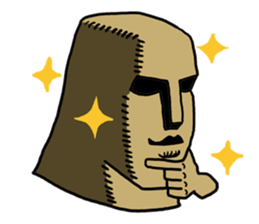 Moai-kun sticker #98806