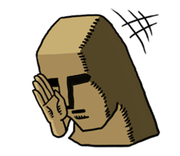 Moai-kun sticker #98810