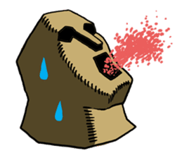 Moai-kun sticker #98813