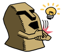 Moai-kun sticker #98823