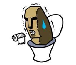 Moai-kun sticker #98832