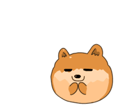 Pomeranian Fluff Ball sticker #98983