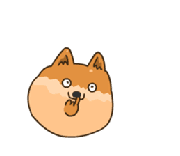 Pomeranian Fluff Ball sticker #98988
