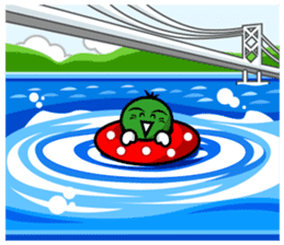 Always smile "Sudachikun" sticker #99270