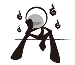 Stylish! Bouningen (Stick-man) sticker #99333