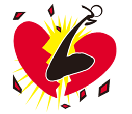 Stylish! Bouningen (Stick-man) sticker #99343