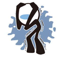 Stylish! Bouningen (Stick-man) sticker #99344