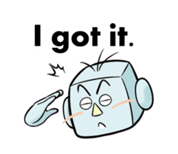 Leading daily talking-'Mr. Yoshi'-(eng) sticker #99798