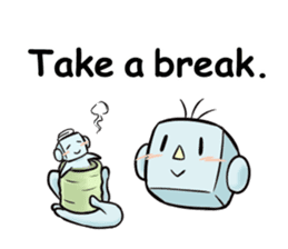 Leading daily talking-'Mr. Yoshi'-(eng) sticker #99800