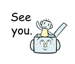 Leading daily talking-'Mr. Yoshi'-(eng) sticker #99802