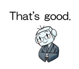 Leading daily talking-'Mr. Yoshi'-(eng) sticker #99803