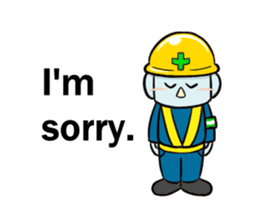 Leading daily talking-'Mr. Yoshi'-(eng) sticker #99804