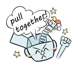 Leading daily talking-'Mr. Yoshi'-(eng) sticker #99809