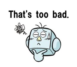 Leading daily talking-'Mr. Yoshi'-(eng) sticker #99817