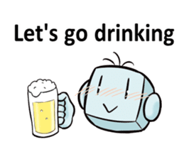 Leading daily talking-'Mr. Yoshi'-(eng) sticker #99819