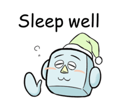 Leading daily talking-'Mr. Yoshi'-(eng) sticker #99833