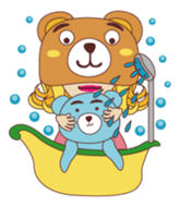 bear girl sticker #99935