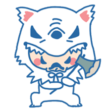 Ookami Bouya (Wolf Kid) sticker #100107