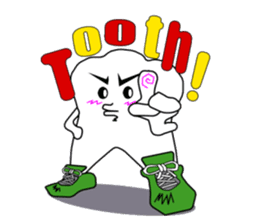 Crazy Tooth (tooth family) sticker #100156