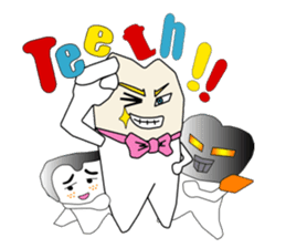 Crazy Tooth (tooth family) sticker #100157
