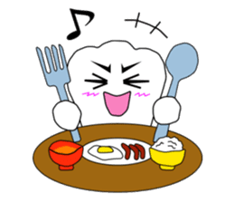 Crazy Tooth (tooth family) sticker #100159