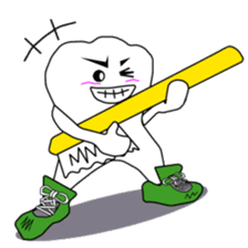 Crazy Tooth (tooth family) sticker #100160