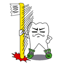 Crazy Tooth (tooth family) sticker #100163