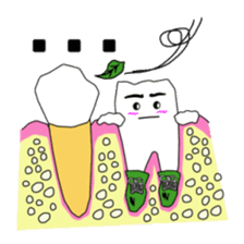 Crazy Tooth (tooth family) sticker #100170