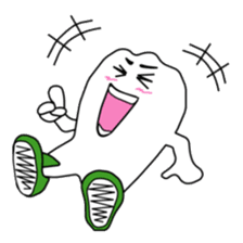 Crazy Tooth (tooth family) sticker #100172