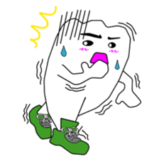 Crazy Tooth (tooth family) sticker #100173