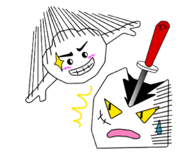 Crazy Tooth (tooth family) sticker #100174