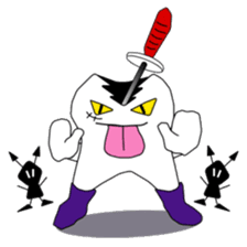 Crazy Tooth (tooth family) sticker #100184