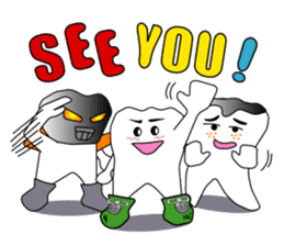 Crazy Tooth (tooth family) sticker #100189