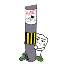 Crazy Tooth (tooth family) sticker #100192