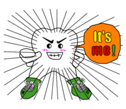 Crazy Tooth (tooth family) sticker #100195