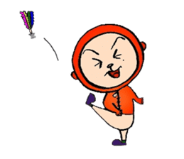 Naughty Momimu sticker #100253