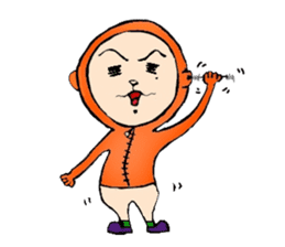 Naughty Momimu sticker #100270