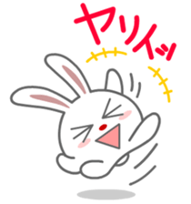 Gloves rabbit sticker #100518