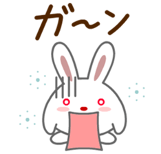 Gloves rabbit sticker #100519