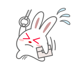 Gloves rabbit sticker #100531